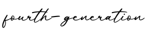 单词fourth-generation书写