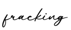 单词fracking书写
