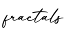 单词fractals书写
