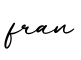 单词fran书写