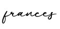 单词frances书写
