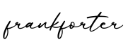 单词frankforter书写