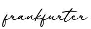 单词frankfurter书写