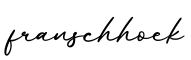 单词franschhoek书写