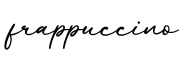 单词frappuccino书写