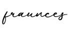 单词fraunces书写
