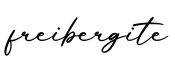 单词freibergite书写