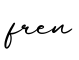 单词fren书写