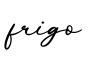 单词frigo书写