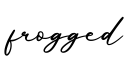 单词frogged书写