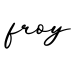 单词froy书写