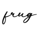 单词frug书写