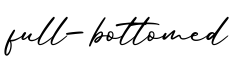 单词full-bottomed书写