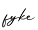 单词fyke书写