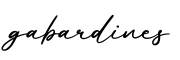 单词gabardines书写