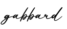 单词gabbard书写