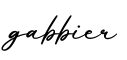 单词gabbier书写