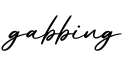 单词gabbing书写