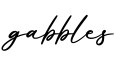 单词gabbles书写
