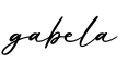 单词gabela书写