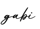 单词gabi书写