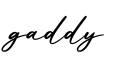 单词gaddy书写