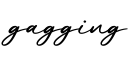 单词gagging书写