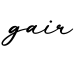 单词gair书写