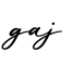 单词gaj书写