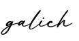 单词galich书写