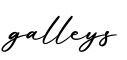 单词galleys书写