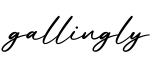 单词gallingly书写