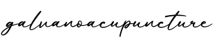 单词galvanoacupuncture书写