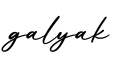 单词galyak书写