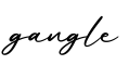 单词gangle书写