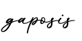 单词gaposis书写