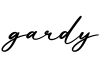 单词gardy书写