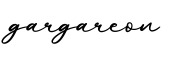 单词gargareon书写