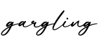 单词gargling书写