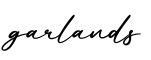 单词garlands书写
