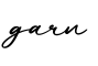 单词garn书写