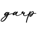 单词garp书写