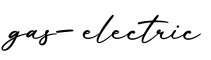 单词gas-electric书写