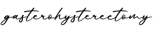 单词gasterohysterectomy书写