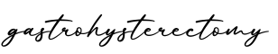 单词gastrohysterectomy书写