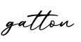 单词gatton书写