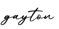 单词gayton书写
