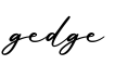 单词gedge书写