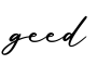 单词geed书写