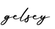 单词gelsey书写